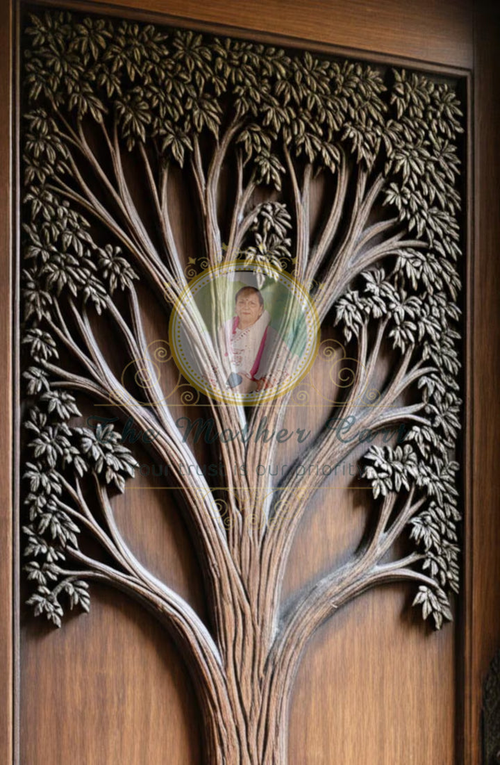 Handcarved Wooden Door | Tree of Life Entry, Interior, Single, Pocket, Barn, French, Panel,  Double, Sliding, Pocket &amp; Temple Door Interior &amp; Exterior, Homes, Villas &amp; Offices,