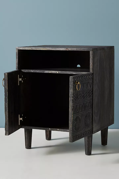 Handcarved Delhi Nightstand Carving Sideboard Furniture