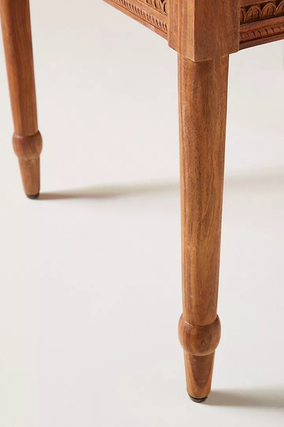 Handcarved Elephant Dining Chair Carving Elegant Motif
