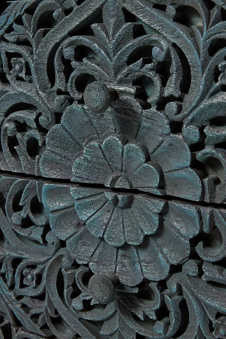 Handcarved Lombok Storage Cabinet Carving Furniture