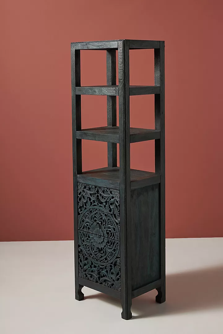 Handcarved Lombok Storage Cabinet Carving Furniture