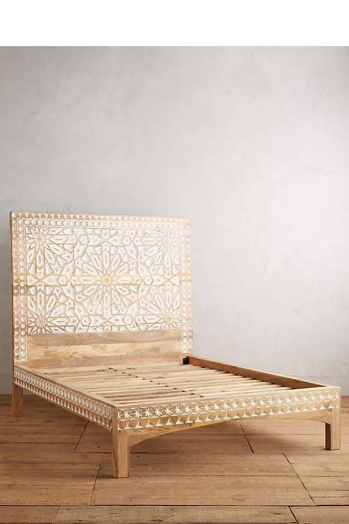 Handcarved Albaron Bed Carving Furniture