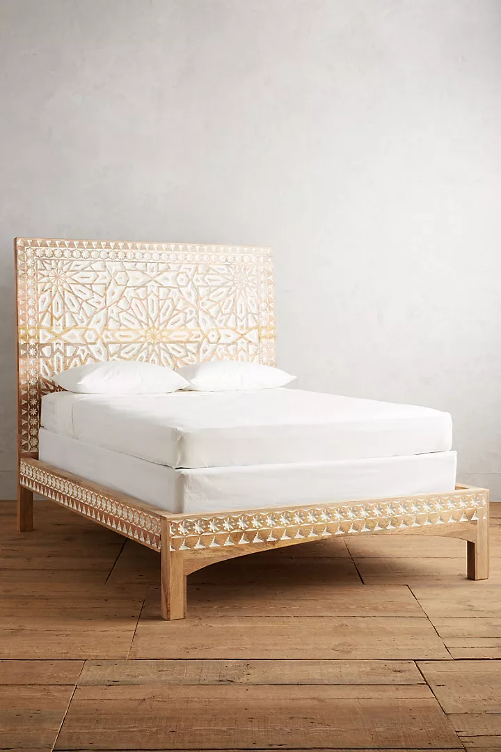 Handcarved Albaron Bed Carving Furniture