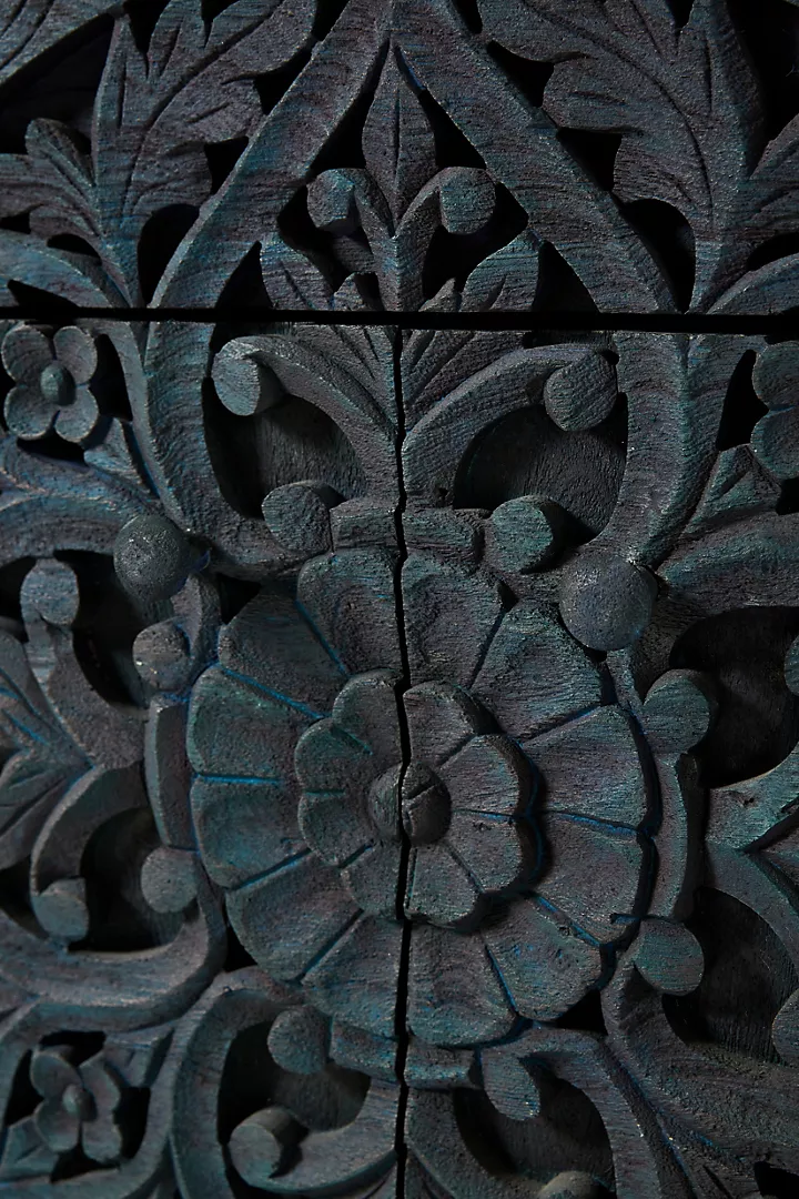 Handcarved Gulliver Single Powder Carving Bathroom Vanity