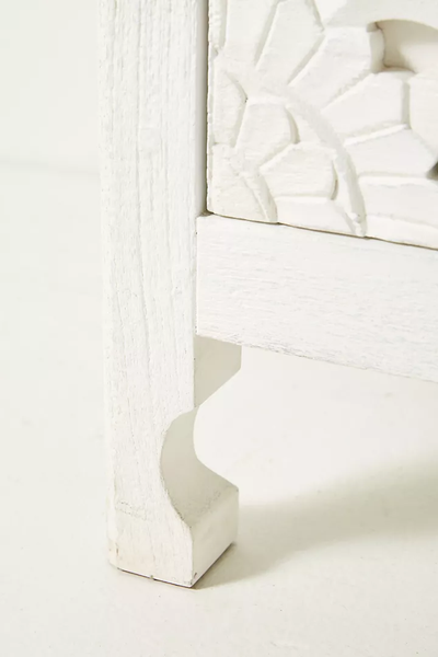 Handcarved Lombok Single Bathroom Vanity carving Inspired cutouts