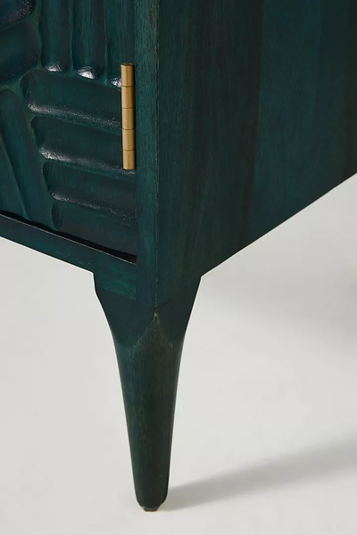Handcarved Paje Single Bathroom Carving Vanity