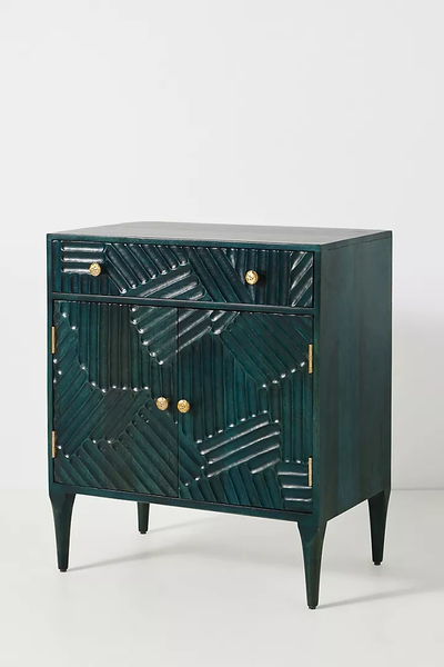 Handcarved Paje Single Bathroom Carving Vanity