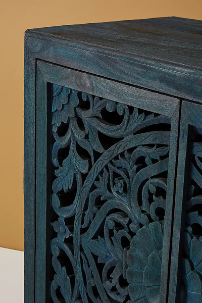 Handcarved Lombok Entryway Cabinet Carving Sideboard