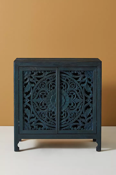 Handcarved Lombok Entryway Cabinet Carving Sideboard