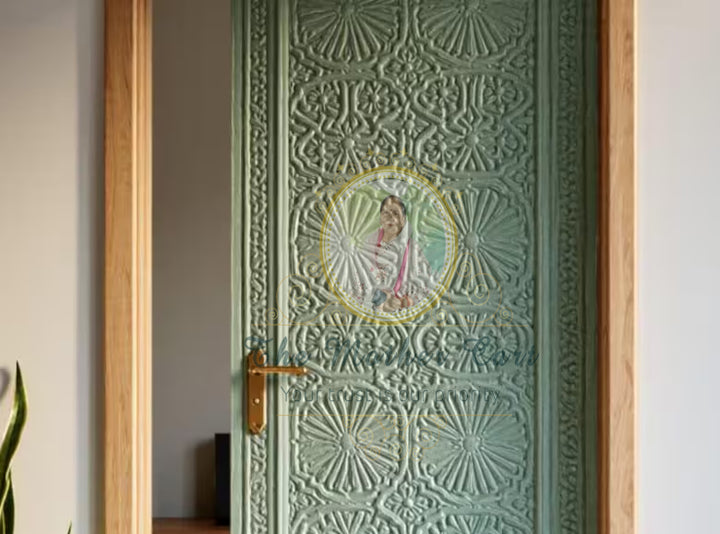 Handcarved Wooden Door | Handcrafted Floral &amp; Geometric Patterns Interior, Single, Pocket, Barn, French, Panel,  Double, Sliding, Pocket &amp; Temple Door Interior &amp; Exterior, Homes, Villas &amp; Office