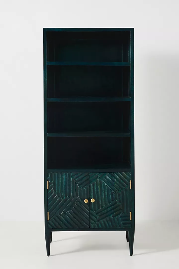 Handcarved Paje Bookcase carving Storge Carving Cabinet