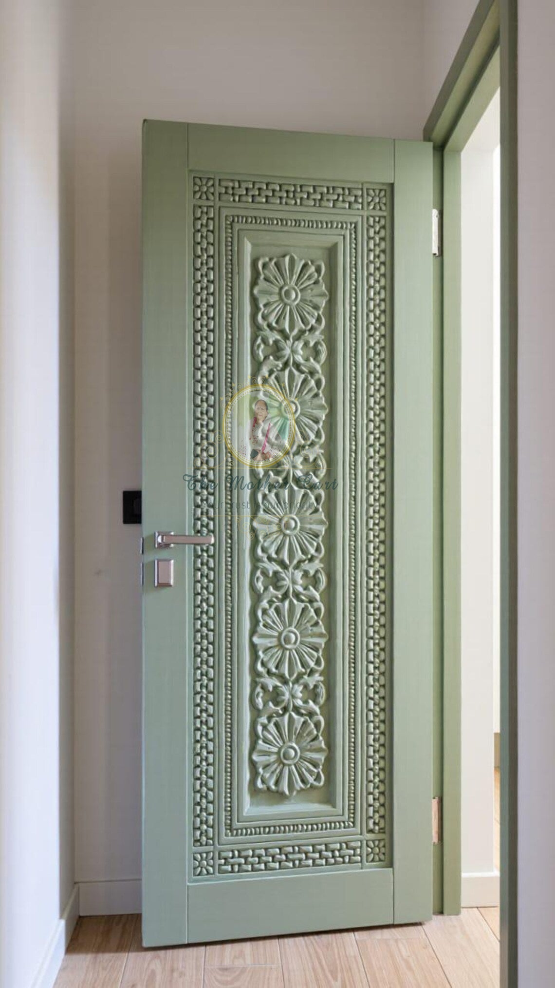 Handcarved Wooden Door | Handcrafted Beautifully Floral Charm Interior, Single, Pocket, Barn, French, Panel,  Double, Sliding, Pocket & Temple Door Interior & Exterior, Homes, Villas & Office