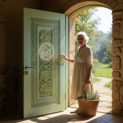 Handcarved Wooden Door | Handcrafted Beautifully Floral Charm Interior, Single, Pocket, Barn, French, Panel,  Double, Sliding, Pocket & Temple Door Interior & Exterior, Homes, Villas & Office